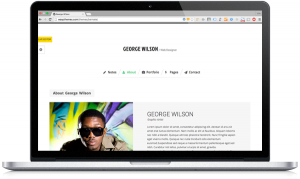 Plantilla wordpress para web personal