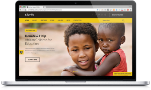 Plantilla WordPress premium para ONG