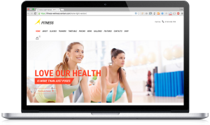 Plantilla WordPress para gimnasios