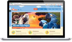 Plantilla WordPress para niños