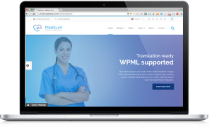 Comprar plantilla premium WordPress para médicos