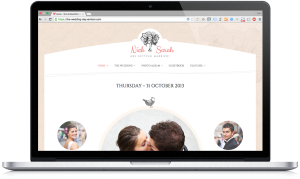 Plantillas WordPress para bodas