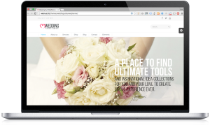 Plantilla WordPress para organizadores de bodas