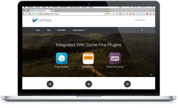 Plantilla gratuita para wordpress