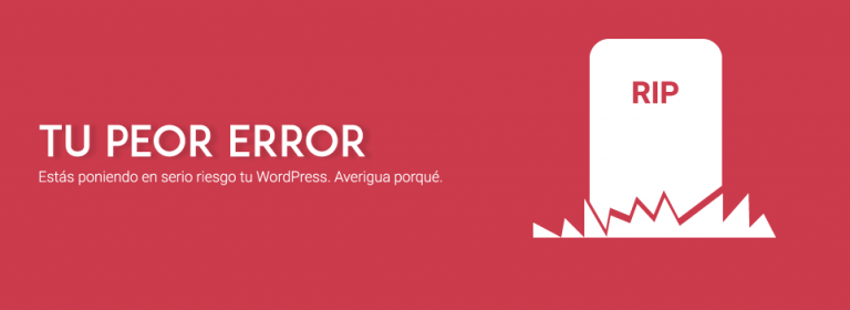 Error grave en WordPress