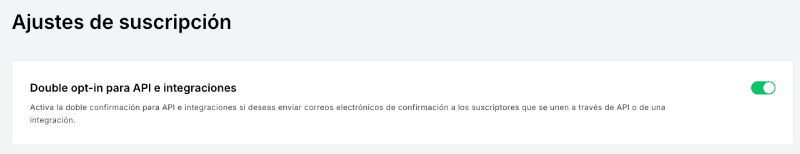 Habilitar el doble opt-in en MailerLite