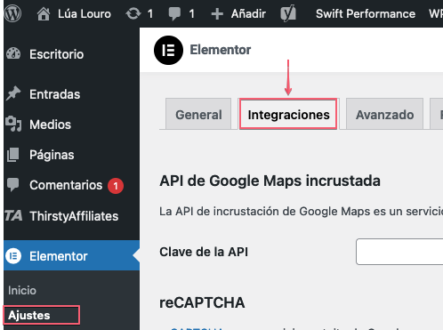 Integrar Elementor con MailerLite