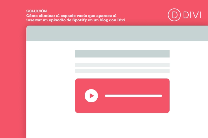 Problemas al introducir el reproductor de Spotify en Divi