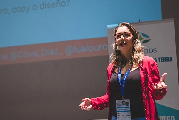Lúa Louro, charla sobre diseño web